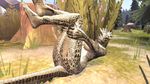  2017 3d_(artwork) anthro argonian blue_eyes butt digital_media_(artwork) female lizard looking_at_viewer lying mammal nude reptile saimon scalie solo source_filmmaker the_elder_scrolls tree video_games 