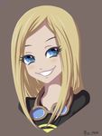  1girl blonde_hair character_request smile solo tagme teen_titans terra 