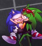  anal anal_penetration balls bdsm blush bondage bound clothed clothing cum erection forced fur hedgehog male male/male mammal penetration penis rape scourge_the_hedgehog sex sonic_(series) sonic_the_hedgehog young 