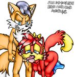  archie_comics dar-powerforce donotsuffer fiona_fox miles_(anti-tails) sonic_team 