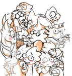  2016 alphys amycticus anthro anzu0 armor blush catsinthegarden chopsticks eyewear female frittercrittern glasses group lizard matalogthemeatball mystic_pyro_freak noodle_number rachel_(undynetrash) reptile ruby-orca-616 scalie seirasenchii spurkeht svetlana undertale video_games zwiebelprinz 