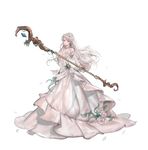  96dgd cleavage dress elf pointy_ears weapon witch 