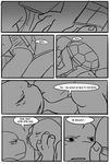  blush comic cuddling kissing leonardo_(tmnt) male male/male raphael_(tmnt) reptile scalie sneefee teenage_mutant_ninja_turtles turtle 