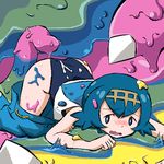  1girl alolan_muk pokemon pokemon_(game) pokemon_sm suiren_(pokemon) 