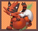  belly big_belly diaper digestion disposal fart fart_cloud fart_fetish nintendo pok&eacute;mon post_vore torracat video_games vore xepher777 