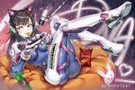  animal_print ass axent_wear bodysuit bunny_print cat_ear_headphones d.va_(overwatch) doritos facepaint facial_mark headphones mountain_dew overwatch pilot_suit ribbed_bodysuit robot_cat skin_tight solo whisker_markings 