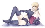  arm_support artoria_pendragon_(all) bangs black_footwear black_legwear black_shorts blonde_hair blue_ribbon boots breasts camisole closed_mouth commentary_request eyebrows_visible_through_hair fate/grand_order fate/stay_night fate_(series) full_body hair_between_eyes hair_ribbon high_heel_boots high_heels hood hoodie long_hair looking_at_viewer medium_breasts moriyama_ei navel open_clothes open_hoodie ponytail ribbon saber_alter short_shorts shorts sidelocks sitting solo thighhighs thighs tile_floor tiles yellow_eyes 