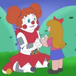  2017 animated animatronic baby_(fnafsl) child female five_nights_at_freddy&#039;s human humanoid machine mammal rebexorcist robot sister_location smile video_games young 