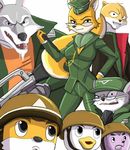  anthro avian bird canine clothing duck eyewear female fluffy fluffy_tail fox geumsaegi glasses group looking_at_viewer lt._fox_vixen male mammal military_uniform mulmangcho mustelid open_mouth ranged_weapon rat rodent sek_studios seungnyangi smile solo squirrel squirrel_and_hedgehog uniform unknown_artist weapon weasel wolf рыда-closed_eyes 