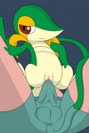  2017 ambiguous_gender anal anal_penetration clothed clothing digital_media_(artwork) duo erection feral hi_res human interspecies invalid_tag male male/ambiguous mammal nintendo penetration pok&eacute;mon pok&eacute;philia pokeandpenetrate reptile scalie simple_background smile snivy video_games 