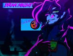  2017 anthro badge breasts cigarette clothed clothing detailed_background female fur hair mammal neon_lights nightclub noira_coppereye police raccoon redgreenfluffball smoke smoking standing yellow_eyes 