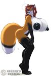  anthro big_breasts breasts canine cigarette clothing cox dripping edit female fox gideon huge_breasts hyper hyper_breasts legwear mammal presenting solo stockings 