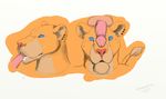  feline greenlion invalid_color invalid_tag lion mammal penis sketch sucking 