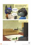  2017 anthro black_fox brother brother_and_sister canine clothed clothing comic digital_media_(artwork) duo female fox male male/female mammal ratcha_(artist) sibling sister text 
