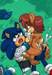  blush butt chipmunk cum cum_on_butt eye_contact female hedgehog horny_(disambiguation) hot_dogging male male/female mammal messy omegazuel penis rodent sally_acorn sex smile sonic_(series) sonic_the_hedgehog 