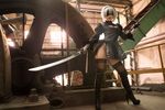  1girl android character_request cosplay nier nier_automata photo tagme 