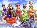  6+girls bel_(pokemon) bishoujo_senshi_sailor_moon blonde_hair breasts charlotte_hazelrink cheria_barnes harem hime_koi_fechi_koi jadenkaiba kanon_(pokemon) large_breasts marina_(pokemon) mizuno_ami multiple_girls pokemon pokemon_bw pregnant princess_lover sailor_mercury sawaki_yuna shokugeki_no_soma tadokoro_megumi tales_of_(series) tales_of_graces 