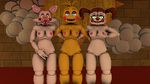  2017 3d_(artwork) animatronic anthro armpits avian baby_(fnafsl) bird breast_grab breasts butt butt_grab canine chicken digital_media_(artwork) female fingering five_nights_at_freddy&#039;s five_nights_at_freddy&#039;s_2 fox glowing group hair hand_on_breast hand_on_butt hi_res humanoid looking_at_viewer machine mammal mangle_(fnaf) masturbation nipples non-mammal_breasts not_furry nude pussy robot sister_location smile source_filmmaker standing toy_chica_(fnaf) vaginal vaginal_fingering video_games xboxking37 