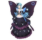  accel_world asuna_(sao) asuna_(sao-alo) black_skirt black_umbrella black_wings blue_eyes blue_hair breasts bug butterfly butterfly_hair_ornament butterfly_wings cleavage closed_umbrella collarbone cosplay creator_connection floating_hair frilled_skirt frills full_body hair_ornament holding holding_umbrella insect kuroyukihime kuroyukihime_(cosplay) layered_skirt long_hair long_skirt looking_at_viewer medium_breasts midriff navel official_art pointy_ears sideboob simple_background skirt smile solo standing stomach strapless sword_art_online sword_art_online:_code_register umbrella very_long_hair white_background wings 