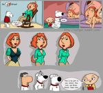  brian_griffin comic family_guy lois_griffin peter_griffin stewie_griffin trzaraki vylfgor 