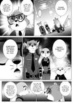  anthro canine clothing comic disney female fennec finnick fox fur judy_hopps lagomorph male mammal michael_tanuyama namagakiokami nick_wilde rabbit tanuki text uniform zootopia 