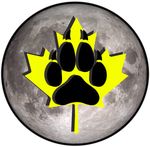  2017 alpha_channel black_paw canada canine claws mammal maple_leaf moon shadow simple_background thegoldenwolf transparent_background wolf wolf_paw yellow_leaf 