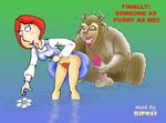  beast beauty_and_the_beast crossover family_guy lois_griffin slipway 