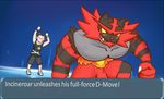  incineroar nintendo nosebleeding penis pok&eacute;mon pok&eacute;mon_battle pokemon_game trainer video_games welvet z_move 