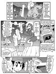  comic gouguru kukui_(pokemon) monochrome pokemon satoshi_(pokemon) translated 