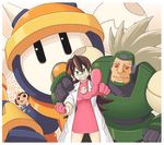  bon_bonne brown_hair data_(rockman_dash) earrings green_eyes hige_(com) jewelry rockman rockman_dash rockman_dash_3 teisel_bonne tron_bonne 