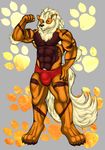  anthro arcanine bulge canine intimatewolf male mammal muscular muscular_male nintendo pok&eacute;mon video_games 