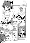  &gt;_&lt; &gt;o&lt; 1boy 2girls ^_^ ^o^ admiral_(kantai_collection) ahoge akashi_(kantai_collection) animal_ears bangs bare_arms bare_shoulders blush bra breasts cat_cutout cat_ear_panties cat_ears cat_lingerie cat_tail cleavage cleavage_cutout clenched_hands closed_eyes collarbone comic embarrassed english eyebrows_visible_through_hair floral_background flower frilled_bra frills gloves greyscale hair_between_eyes hair_ribbon hand_up hands_up heart highres holding holding_paper kantai_collection long_hair long_sleeves looking_at_another meme_attire military military_uniform monochrome motion_lines multiple_girls naval_uniform necktie nose_blush open_mouth panties paper ribbon sakawa_(kantai_collection) school_uniform serafuku sheita shiny shiny_hair short_hair shouting side-tie_panties sitting small_breasts smile solid_oval_eyes sparkle_background speech_bubble sweatdrop tail talking tears underwear underwear_only uniform 