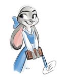  2017 disney female judy_hopps lagomorph mammal rabbit trashasaurusrex zootopia 