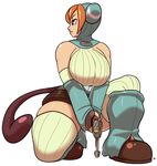  animal_humanoid big_breasts breasts breath_of_fire clothed clothing digital_media_(artwork) female hair huge_breasts humanoid lin_(breath_of_fire) simple_background sprite37 video_games white_background 