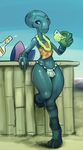  alien blue_eyes disney female grand_council_woman lilo_and_stitch solo thick_thighs wide_hips xdraws 