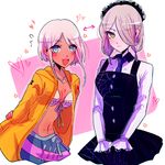  2girls character_request danganronpa danganronpa_v3 multiple_girls simple_background tagme 