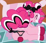  2017 absurd_res anus badumsquish bed butt earth_pony equine eyelashes eyes_closed female feral friendship_is_magic hair hair_bow hair_ribbon hi_res horse inside lying mammal my_little_pony on_bed on_side open_mouth pillow pinkie_pie_(mlp) pony pussy ribbons solo spread_pussy spreading 