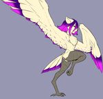  2017 action_pose anthro anus armpits avian balls bird butt cat digital_media_(artwork) feathered_wings feathers feline fur gdhusali hair harpy ivory-raven leaping looking_at_viewer male mammal nipples nude simple_background smile solo standing talons wings 