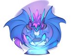  anthro dragon drawing hair horn membranous_wings oksara purple_hair sitting solo wings 