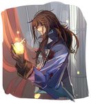  castlevania castlevania:_symphony_of_the_night cross european_clothes gloves holding indoors kariya_(mizore) male_focus richter_belmondo vial 