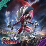  3_fingers canine claws fur lycanroc mammal midnight_lycanroc nintendo official_art pok&eacute;mon red_eyes red_fur video_games white_fur wolf 