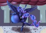  anthro badgerben big_breasts breasts bug_butt equine female friendship_is_magic horn huge_breasts mammal my_little_pony nipples nude princess_luna_(mlp) pussy solo winged_unicorn wings 