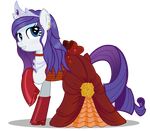  argentic_(artist) blue_eyes classy clothed clothing cute digital_media_(artwork) dress ear_piercing equine eyelashes female friendship_is_magic happy horn mammal my_little_pony piercing rarity_(mlp) simple_background smile source_request unicorn 