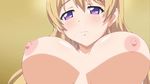  animated animated_gif blonde_hair breasts clockup erect_nipples eroge!_h_mo_game_mo_kaihatsu_zanmai fujiwara_momoka large_breasts long_hair nipples nude 