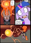  clothing comic crown duo equine fight friendship_is_magic gem group hair horn horse magic mammal metal_(artist) my_little_pony pony smile twilight_sparkle_(mlp) unicorn 