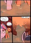  big_macintosh_(mlp) comic duo earth_pony equine feral friendship_is_magic hair horn horse mammal metal_(artist) my_little_pony pony tower twilight_sparkle_(mlp) unicorn 