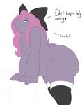  bow clothing female flat_chested hair leggings legwear mcnasty muk nintendo pink_eyes pink_hair pok&eacute;mon slightly_chubby thick_thighs video_games wide_hips 