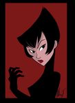  1girl black_eyes black_hair character_request samurai_jack solo tagme 