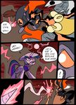  ! battle clothing comic crown cutie_mark equine feral friendship_is_magic glowing group hair horn magic mammal metal_(artist) my_little_pony professor_starflare_(metal) scratches twilight_sparkle_(mlp) unicorn 