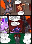  armor blood child comic crown cutie_mark equine feral friendship_is_magic gem group hair horn magic mammal metal_(artist) my_little_pony professor_starflare_(metal) scratches sparkles spikes twilight_sparkle_(mlp) unicorn wounded wraps young 